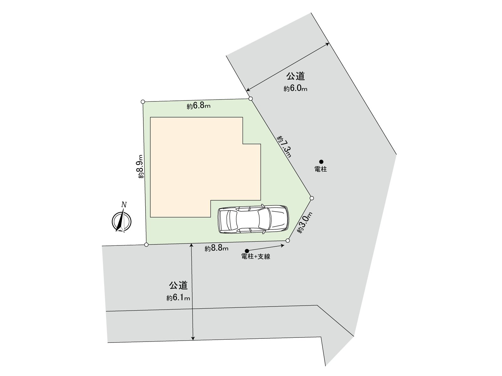 土地面積80.07平方公尺(約24.22坪)