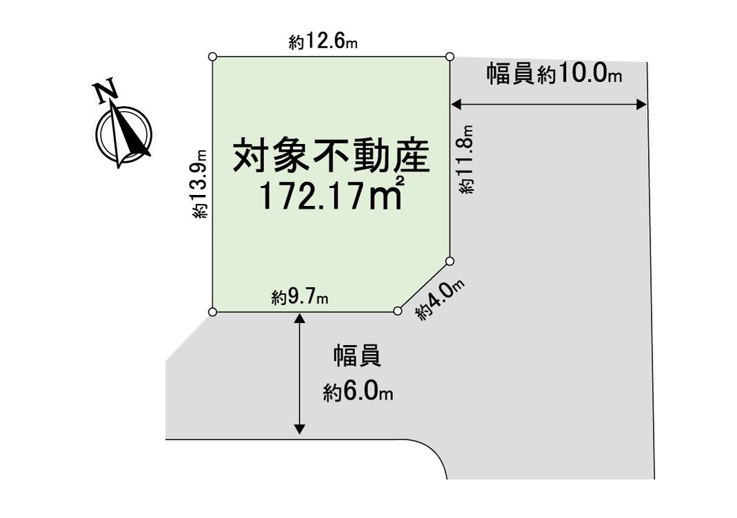 Division figure Land area: I can build it at the favorite house maker, engineering firm which is not Land with 172.17 square meters (about 52.08 tsubo) of property condition.
