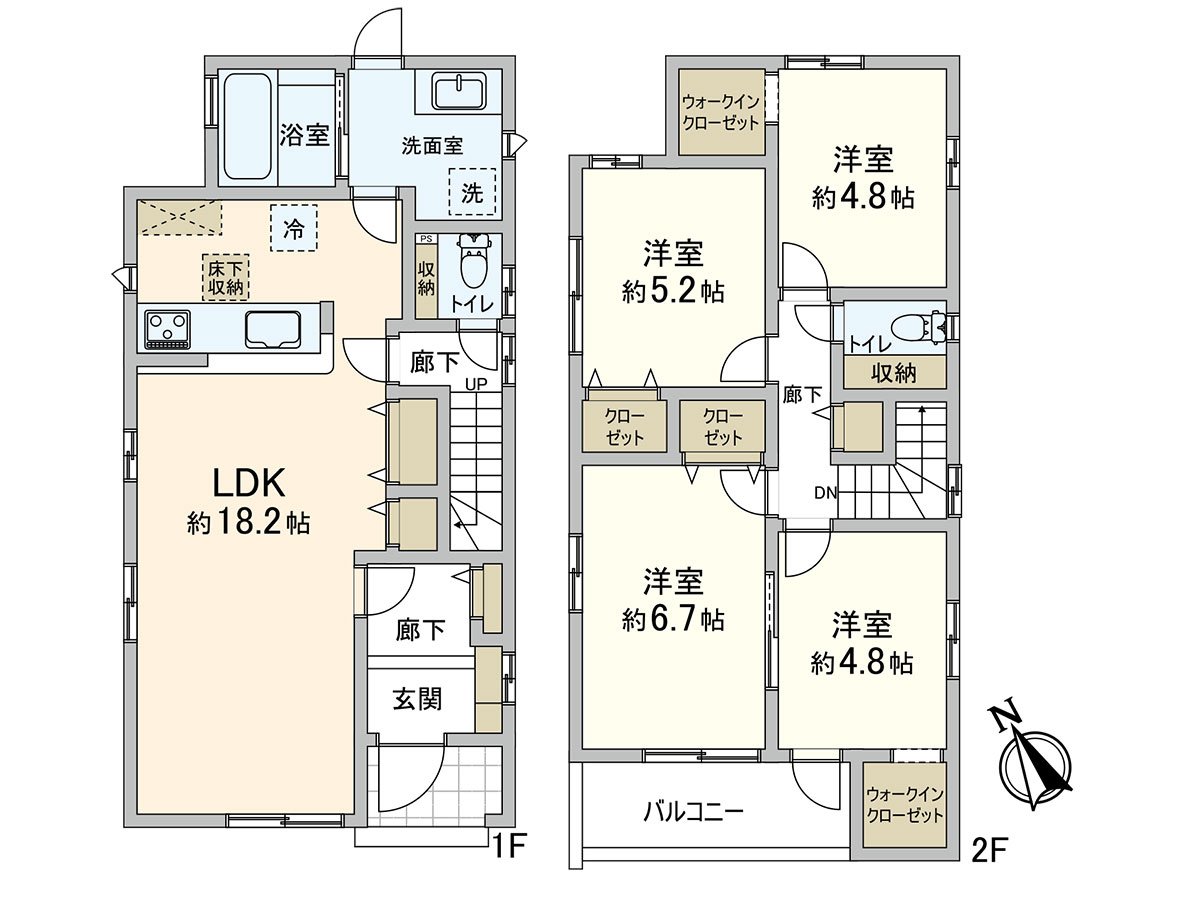 I can distribute a bedroom and a work space because I found a lot of Number of rooms! I can live well-controlled life on the day of the at-home work.