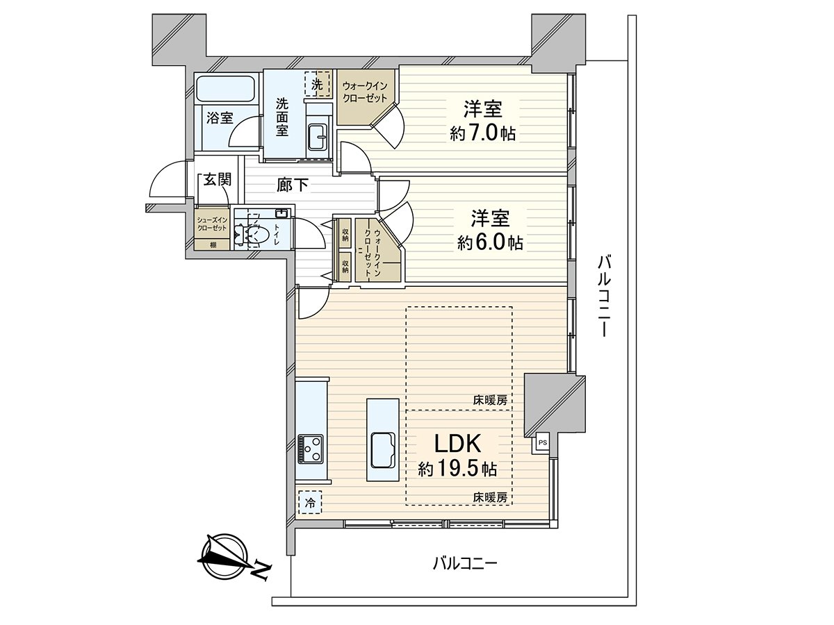 It is the room where terrace faces in all rooms.