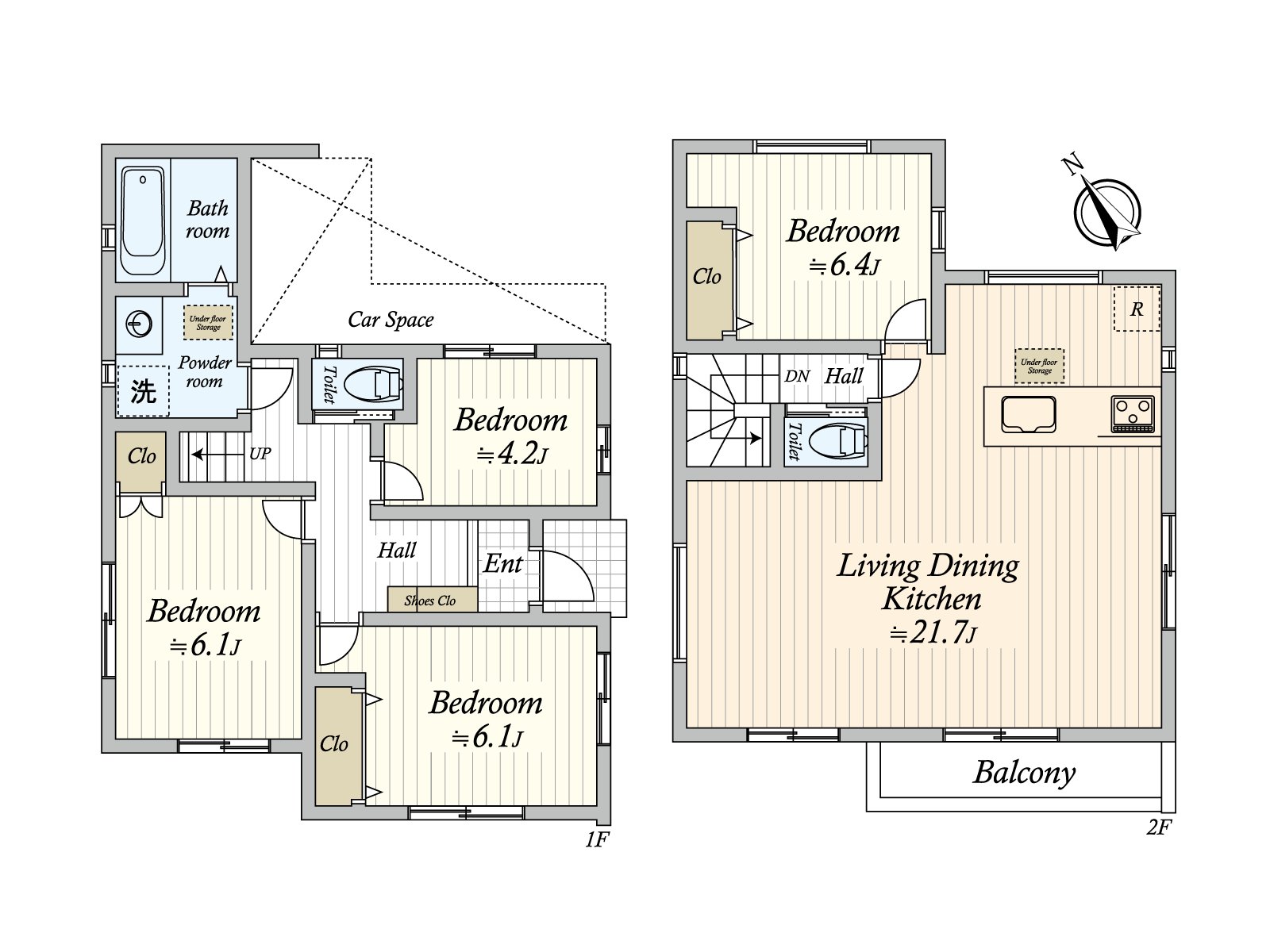 LDK four collect it, of each two Western-style rooms lighting an authority of ･ per positive-like good house. Terrace is Southwest Orientation.