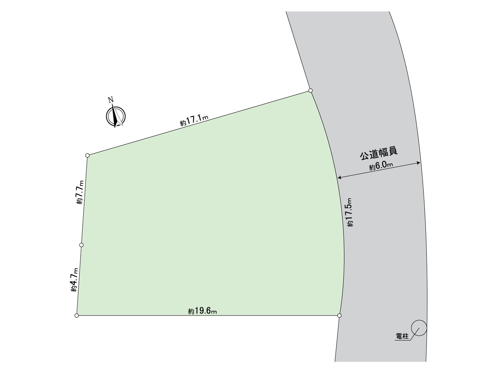 區劃圖用地面積約84.5坪