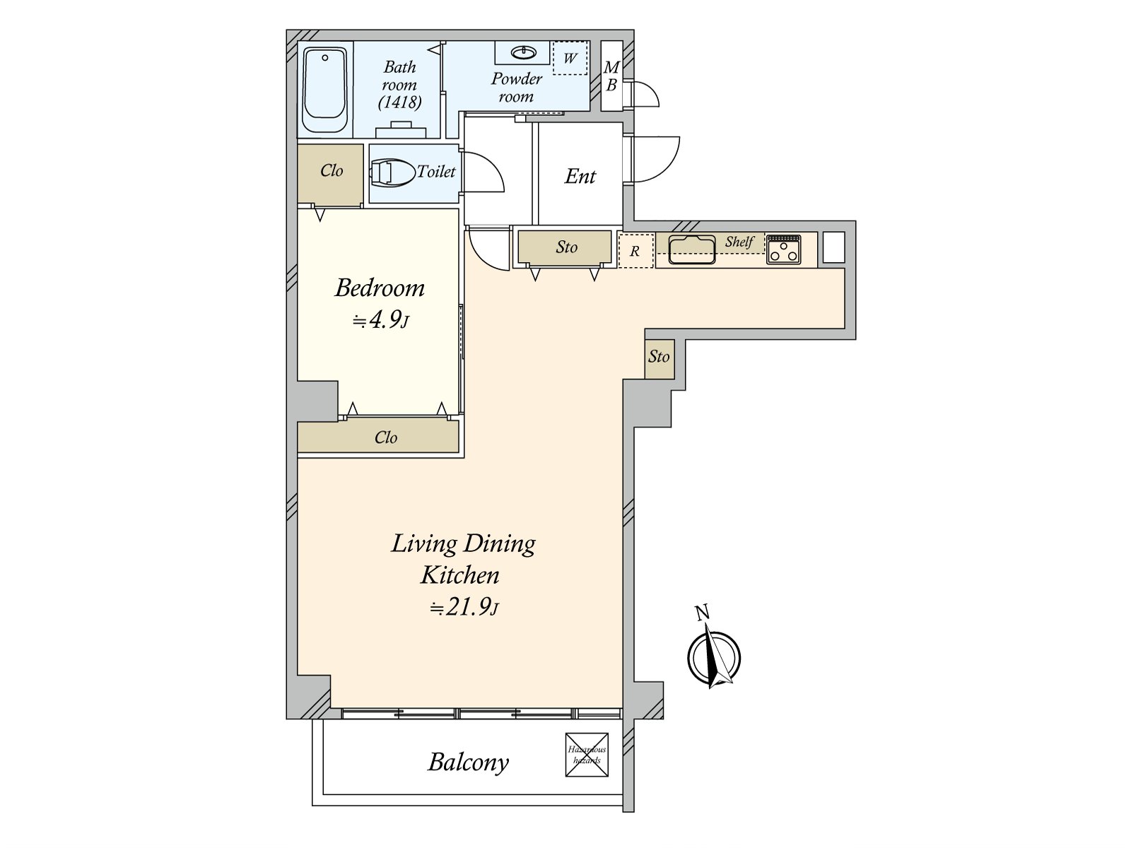 在1LDK上费时间，改变2LDK(2020年)