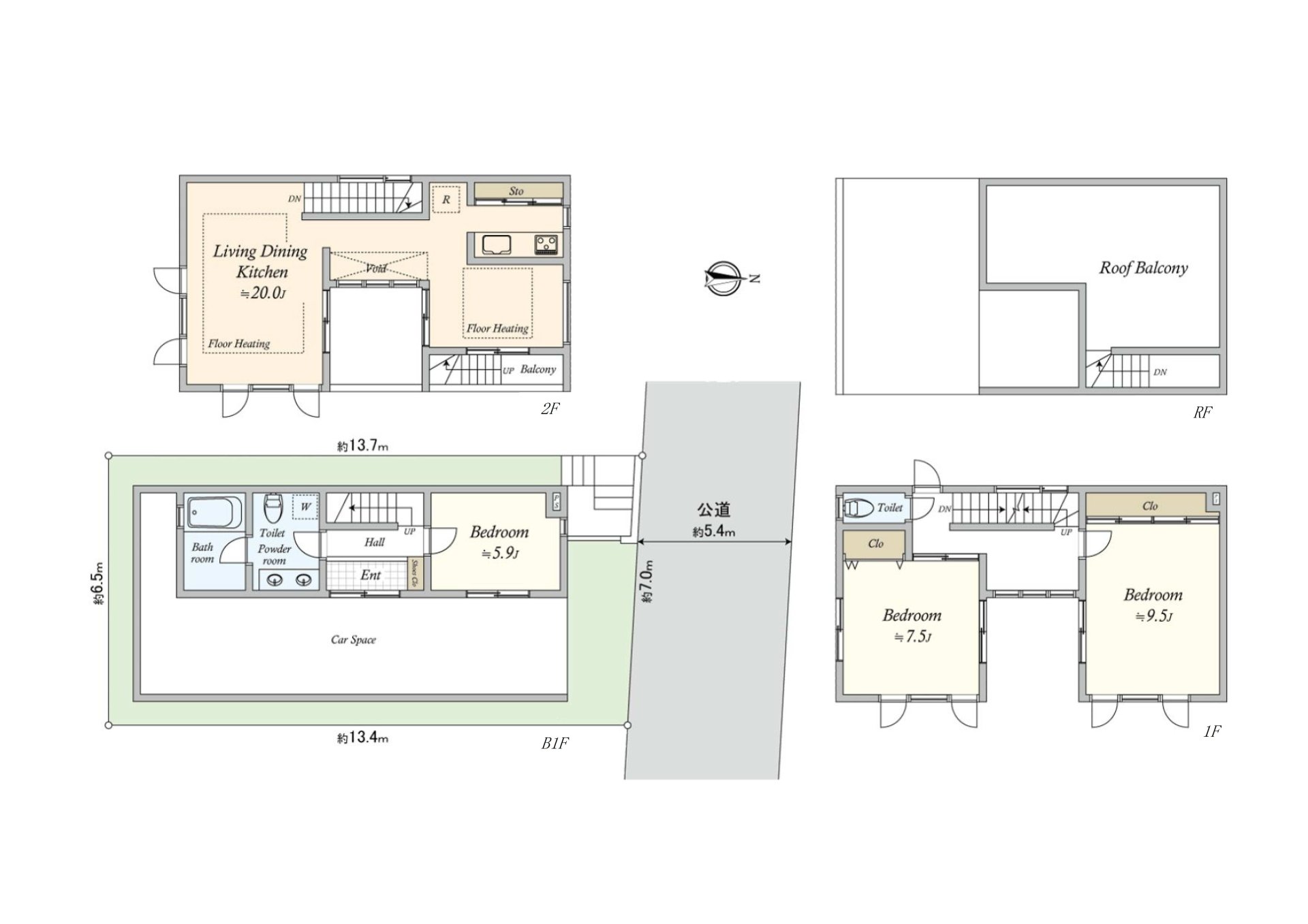 Floor plan (when Status is different from a drawing, I give priority to Status)