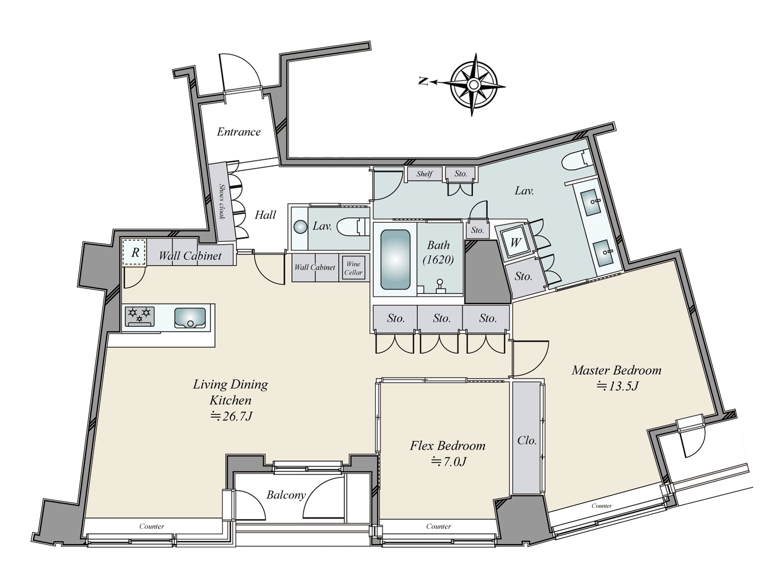 110.19平方公尺、2LDK