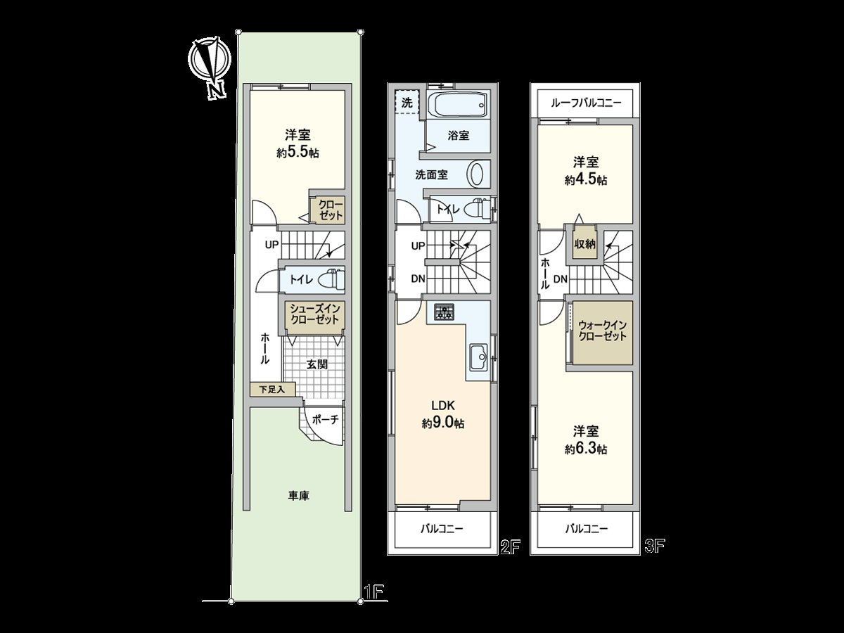 作为收纳力丰富的3LDK的宅邸♪礼貌地使用室内！