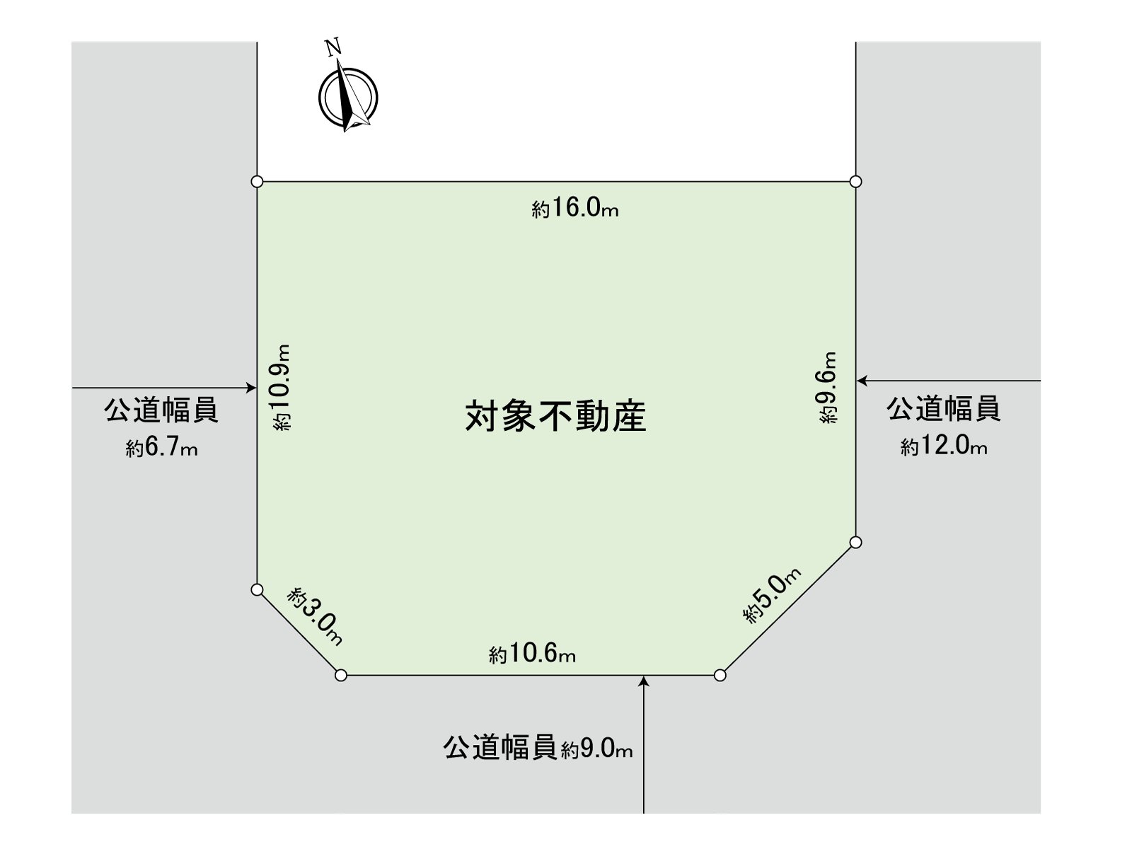 光照在3面道路良好。