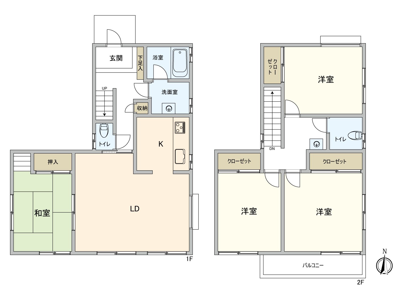 是表示全體房屋的版面設計的平面圖。對流跡線以及采光具有參考作用。