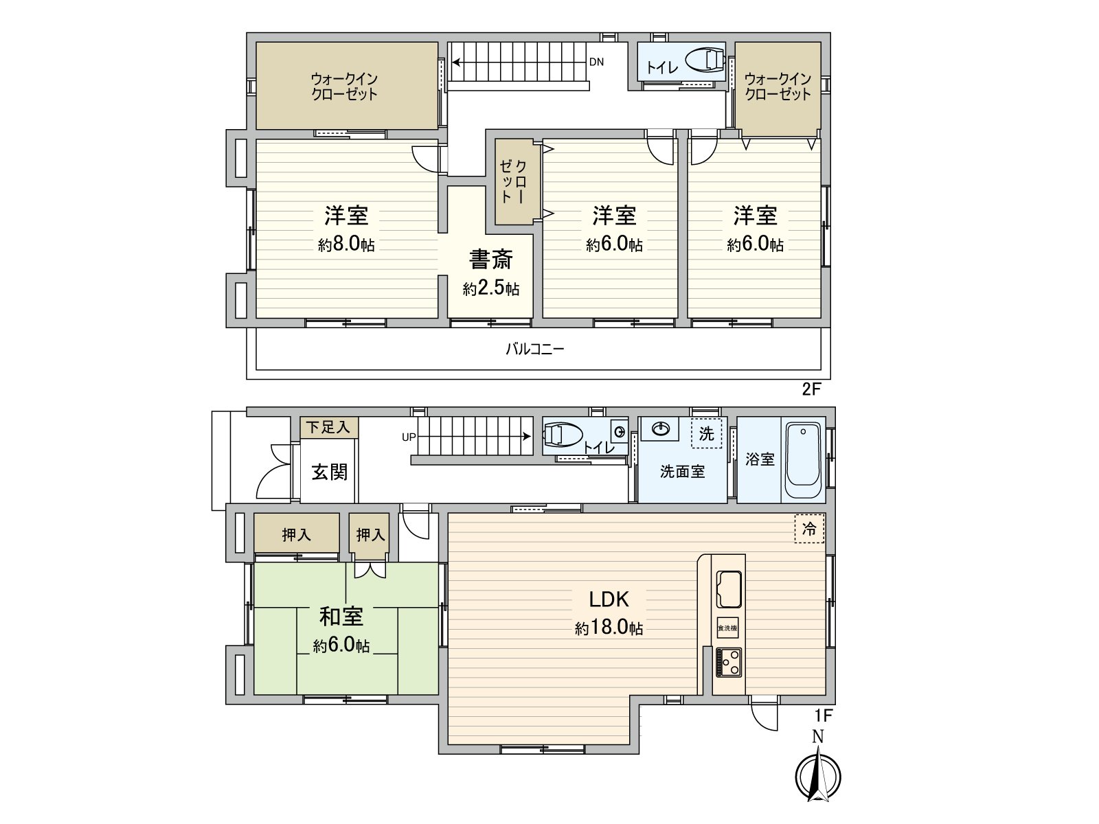 是表示全體房屋的版面設計的平面圖。對流跡線以及采光具有參考作用。