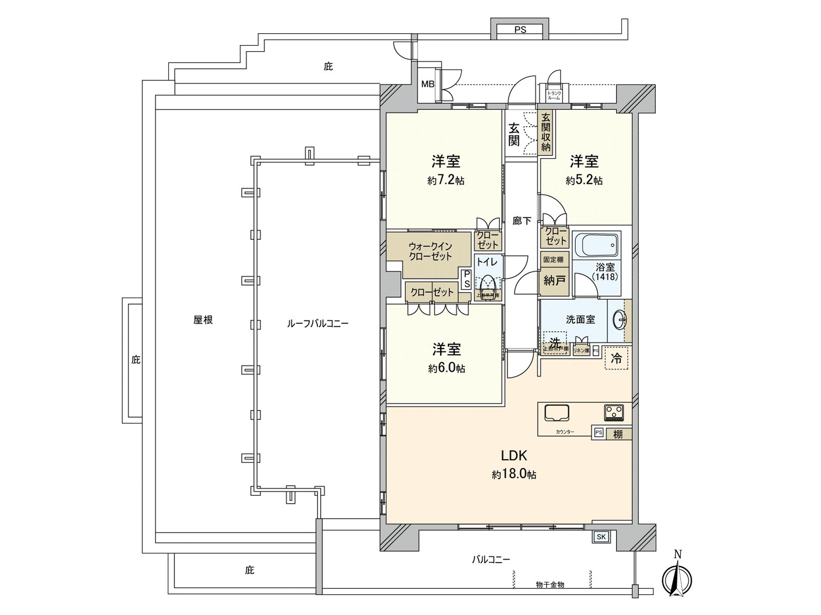 房型3LDK