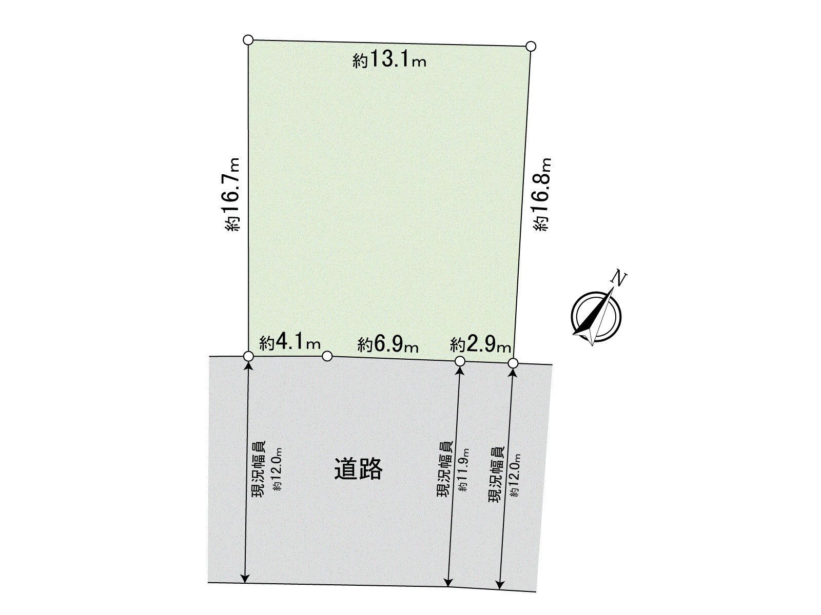 I can build it with a topographical map, a house maker to like. It is the rectangular lot of the about 72.07 tsubo. Please contact Mitsui Rehouse Okazaki Center for the details of the Properties.