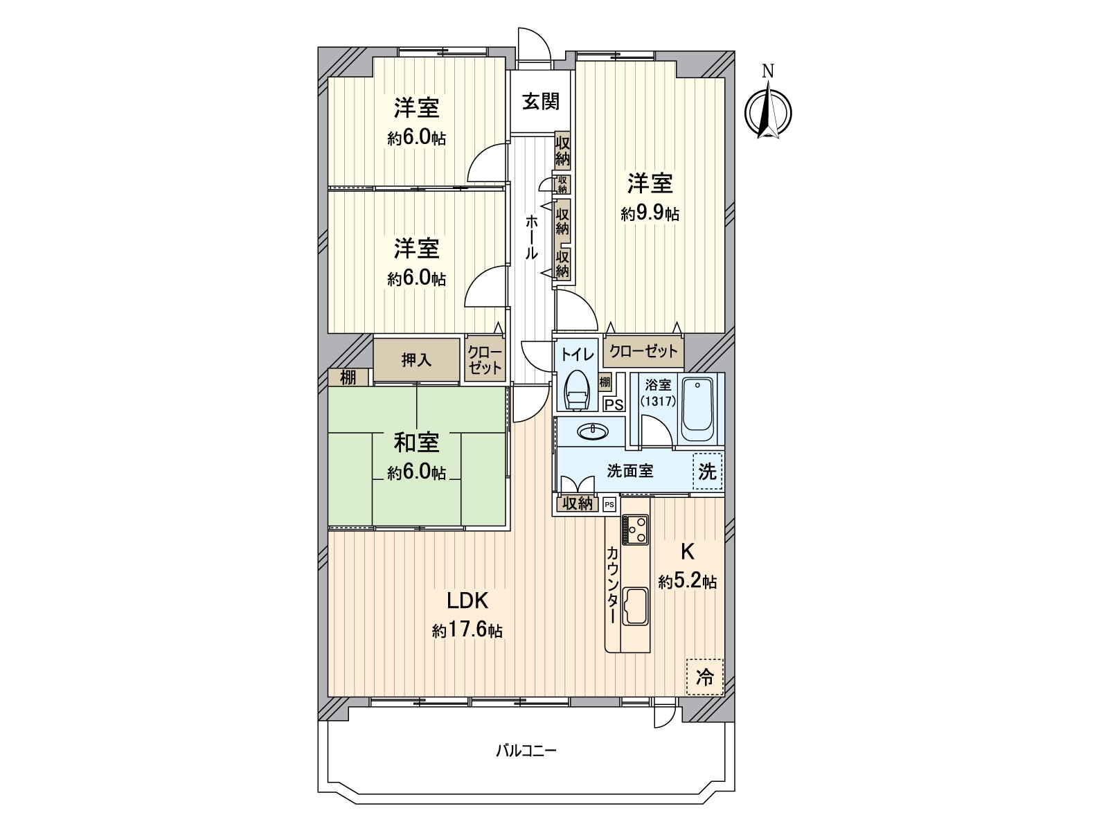 是私人使用面積約100.00平方公尺(約30.25坪)