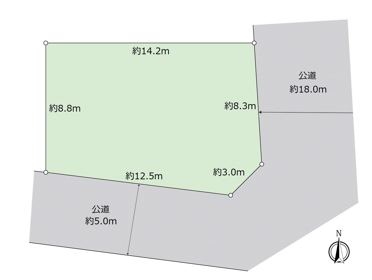 用地面積：約41坪的東南角地