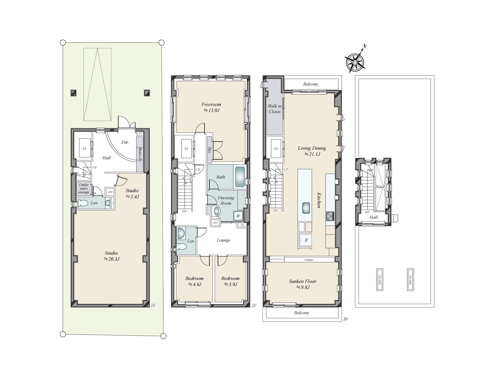 工夫を凝らした素敵な間取りとなっております！
