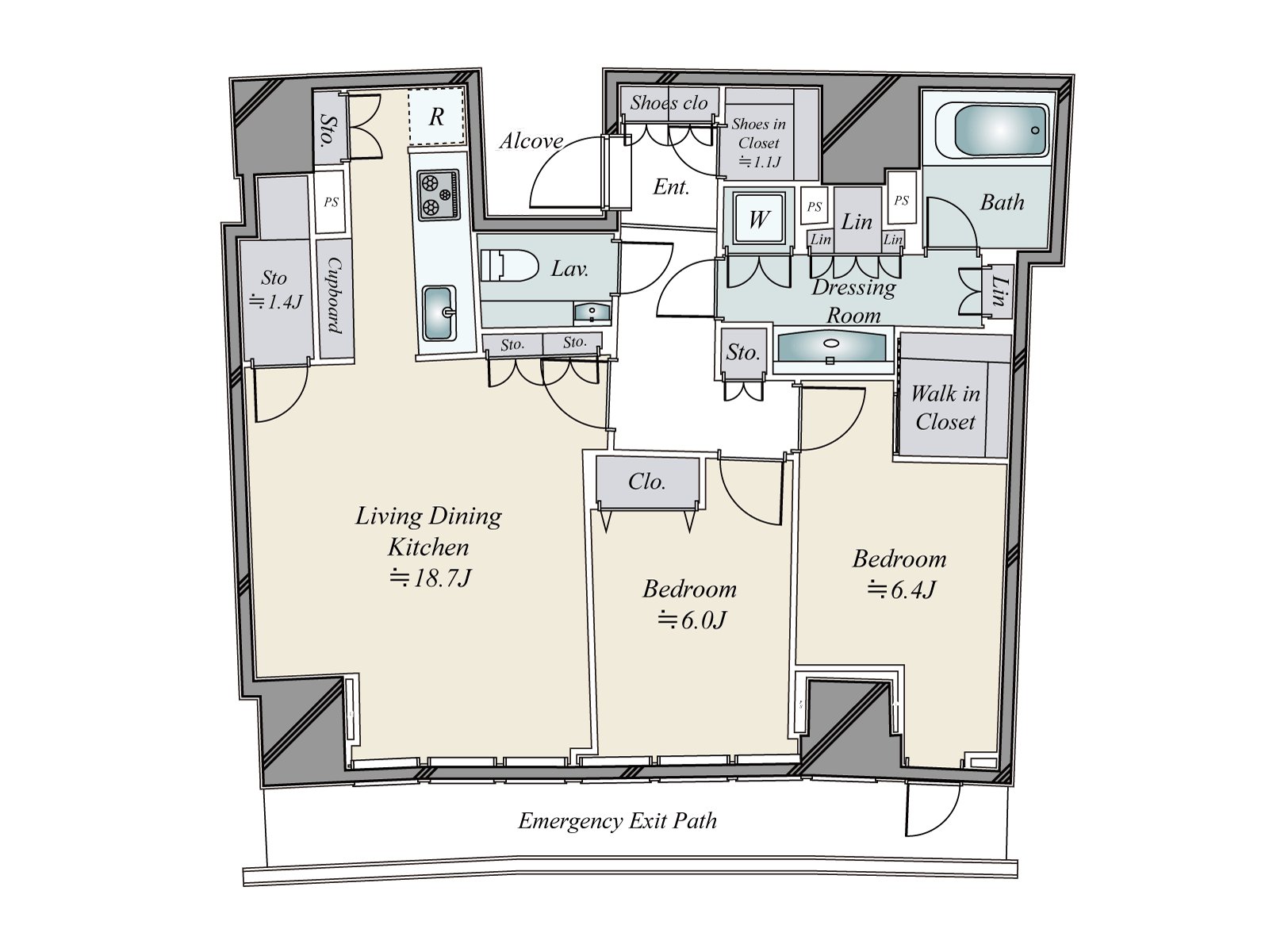 Park Court Aoyama The Tower | Tokyo Real Estate | Mitsui Fudoson