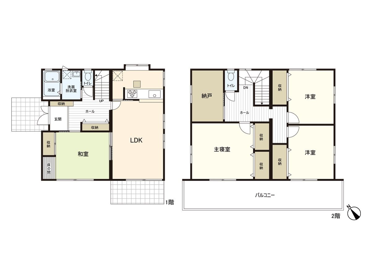有全居室收納的4SLDK