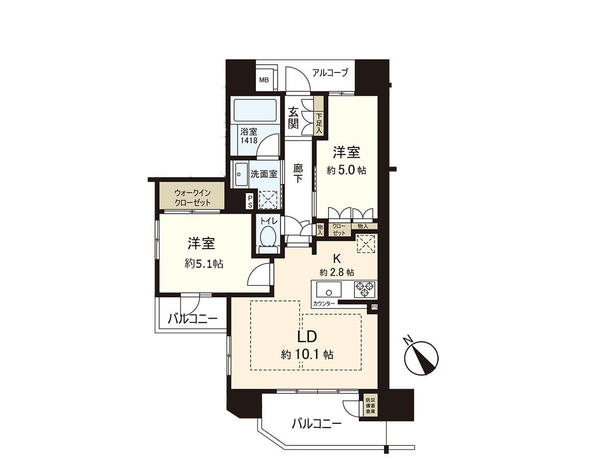 Plan of 2LDK