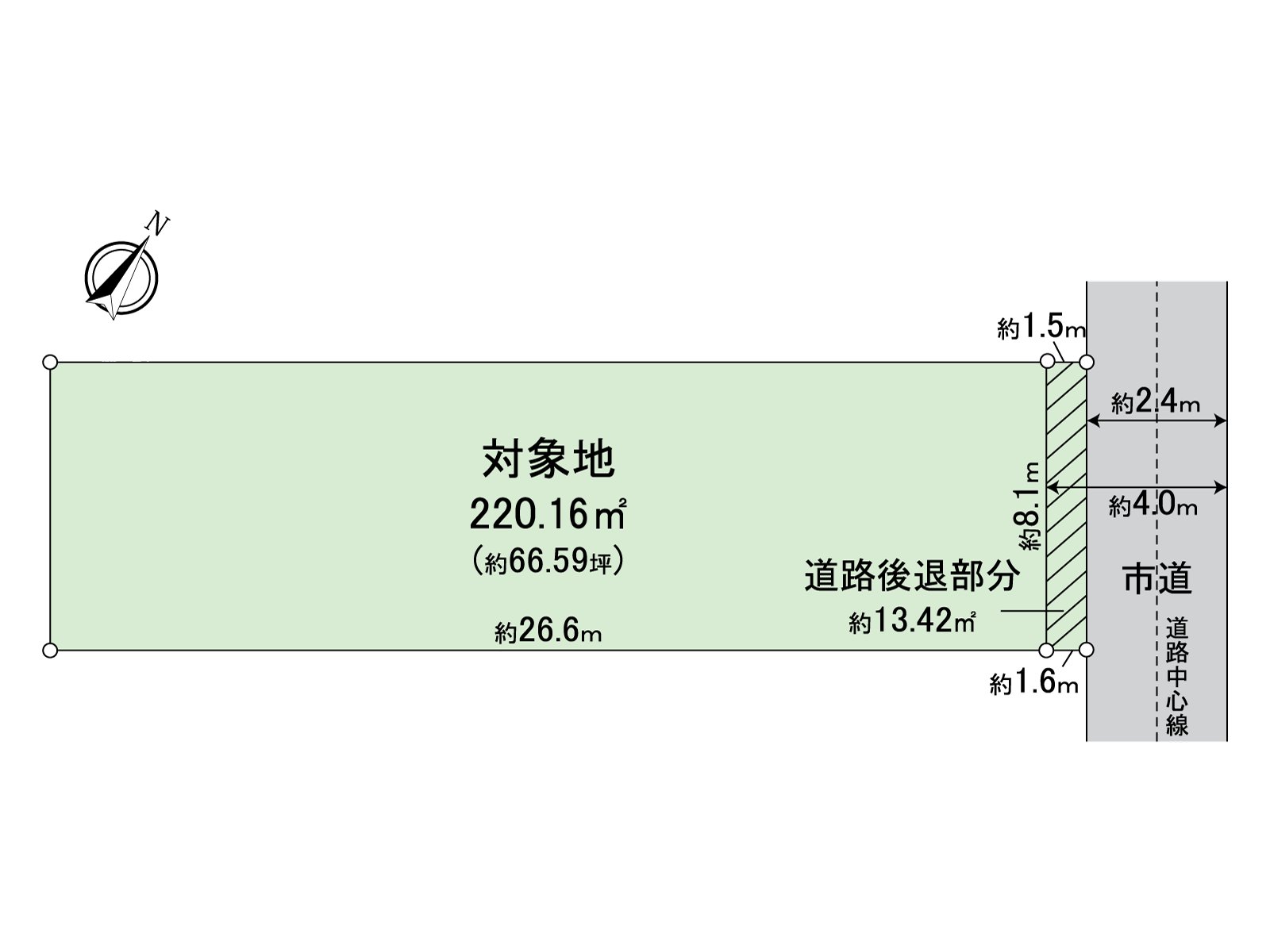 生活便利設施是充實的位置。在更地馬上可以遞交。