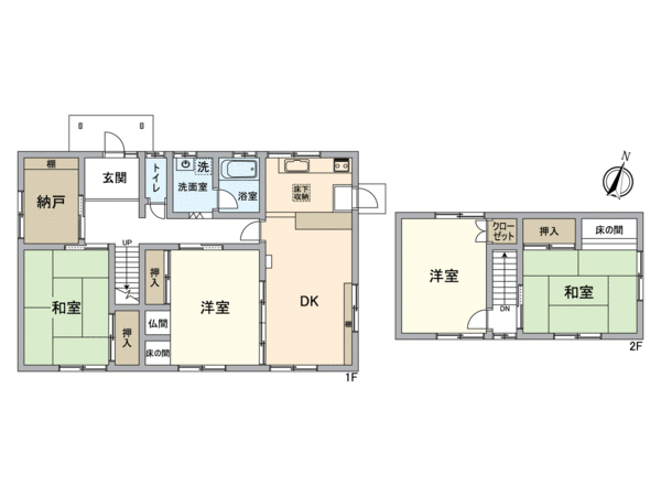 向東南安置全居室的房型。