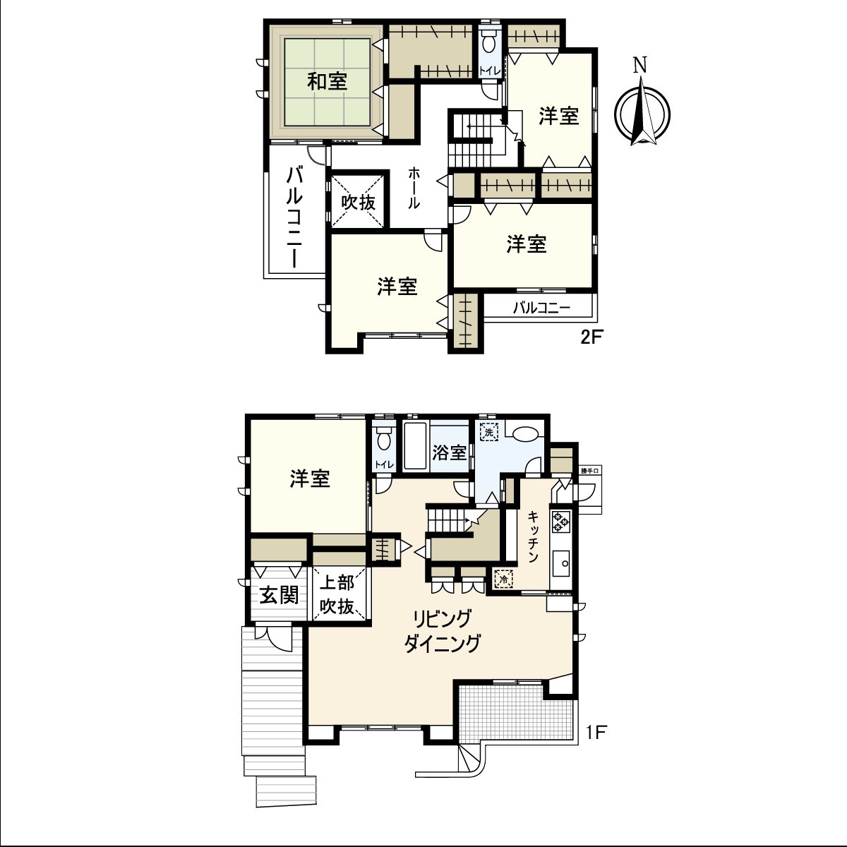With convenient all rooms storing! It is recommended to the family and is Detached House of 5LDK.