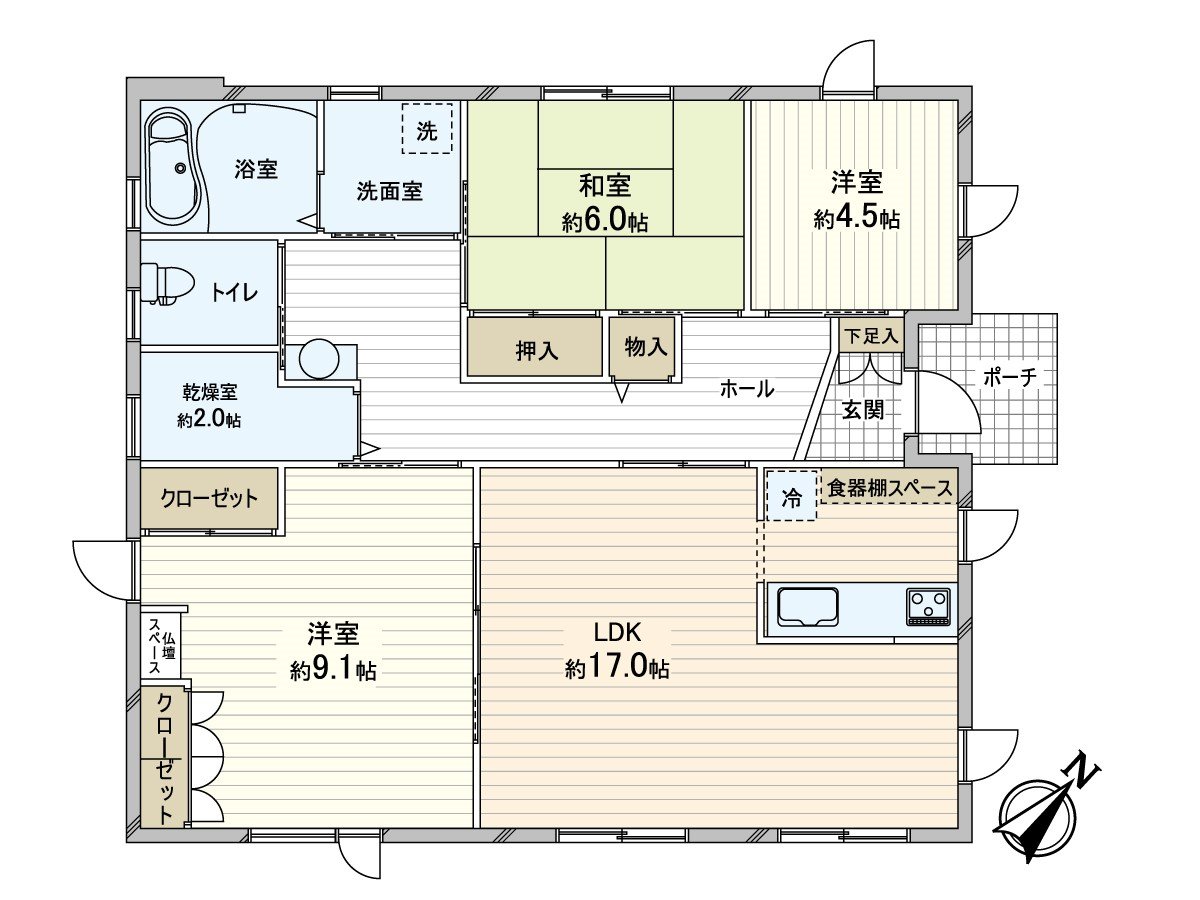 生活流跡線順利的容易使用的房型