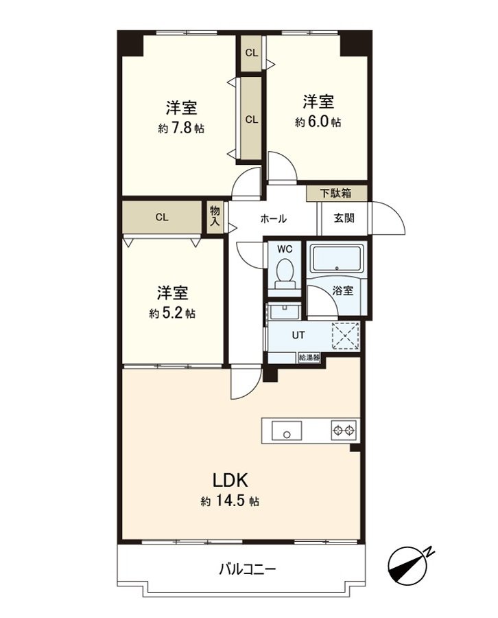 在房型图，2024年11月张贴新装修，全居室地板地板，热水供应，集中液化石油气，暖气，煤油FF式，来自10楼的风景良好
