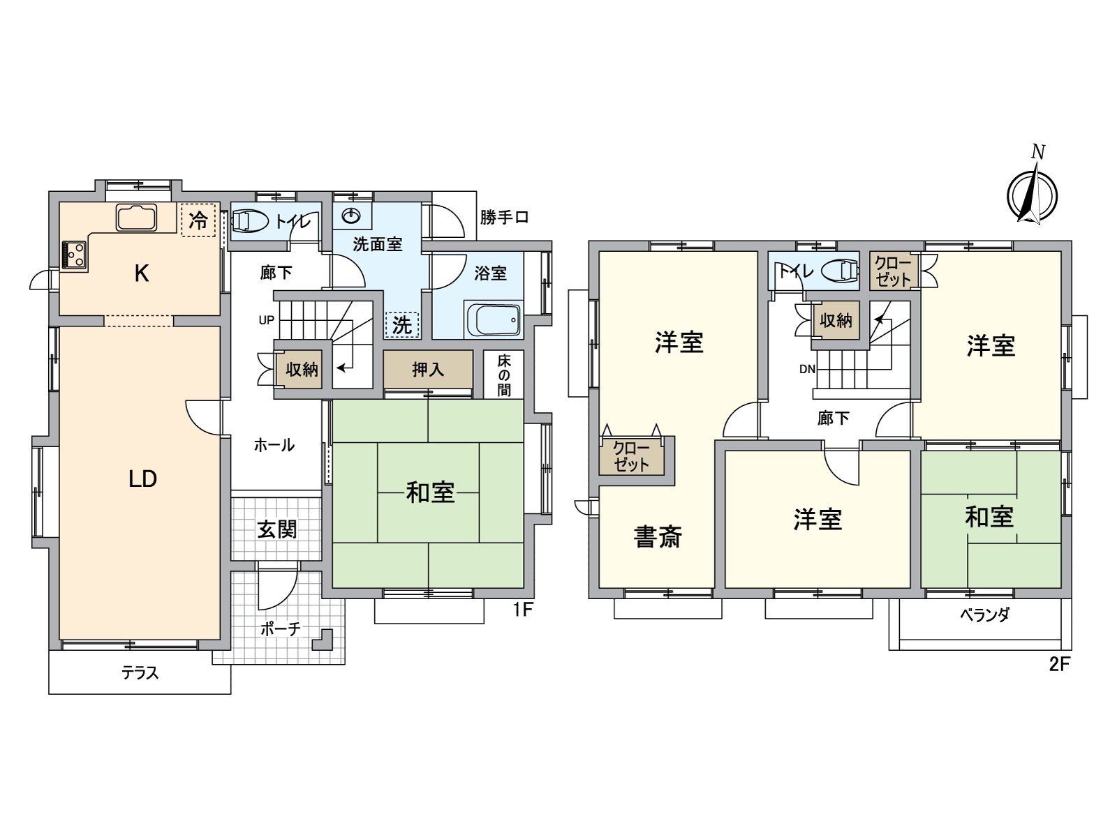 是表示全体房源的版面设计的房型图。对流迹线以及采光具有参考作用。