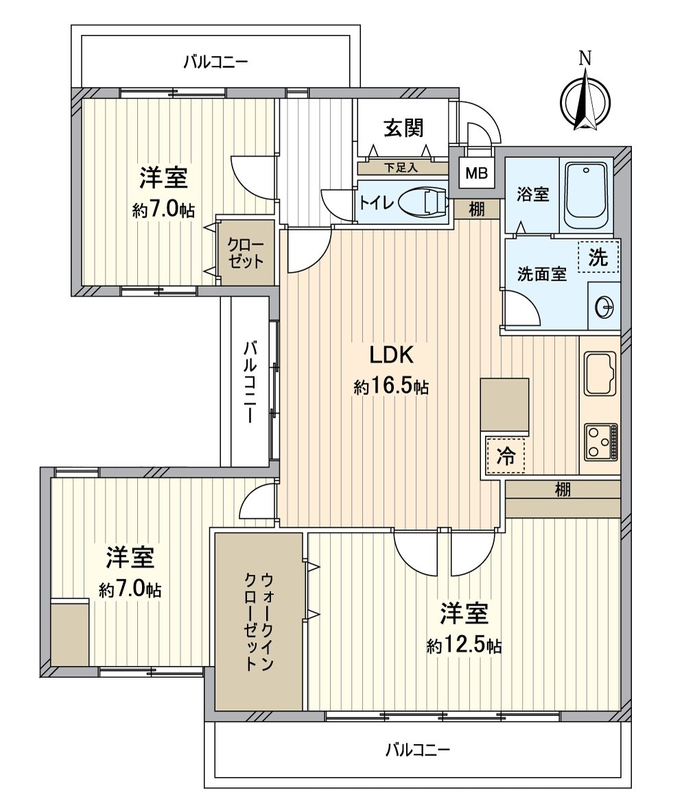 I have partitioning of 12.5 quires of Western-style rooms and am changeable to 4LDK