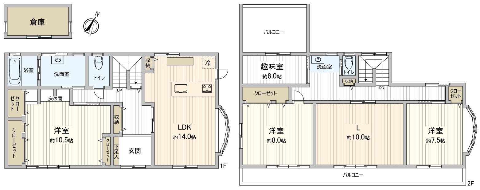 149.60 square meters of Layout 4SLDK plottage 217.58 square meters (about 65.8 tsubo) total floor area (about 45.2 tsubo)