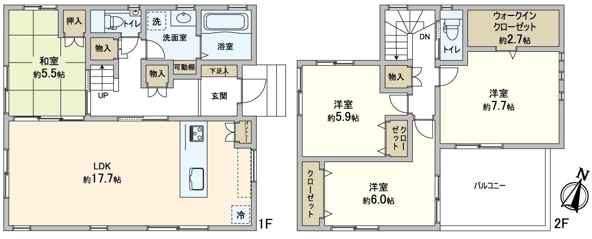 房型图4LDK