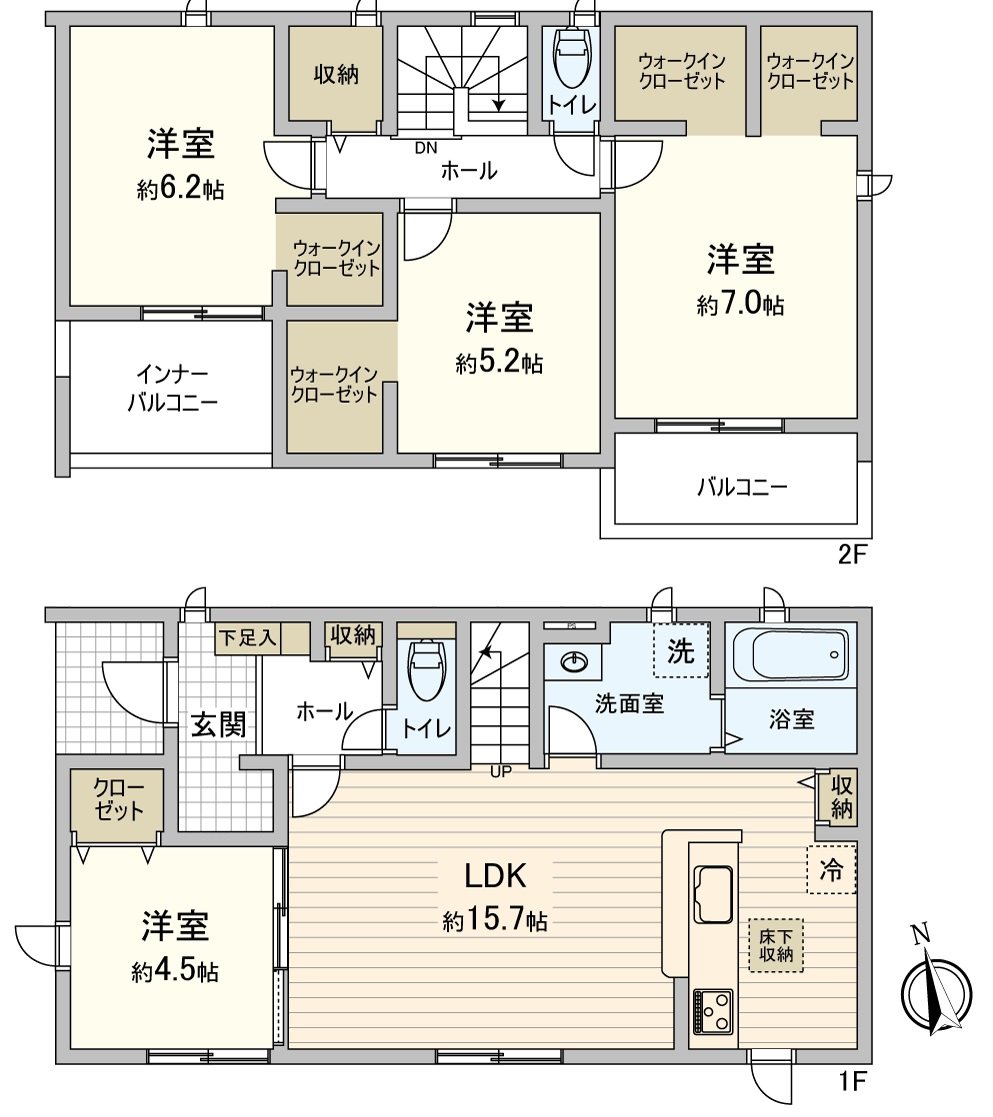 房型图4LDK