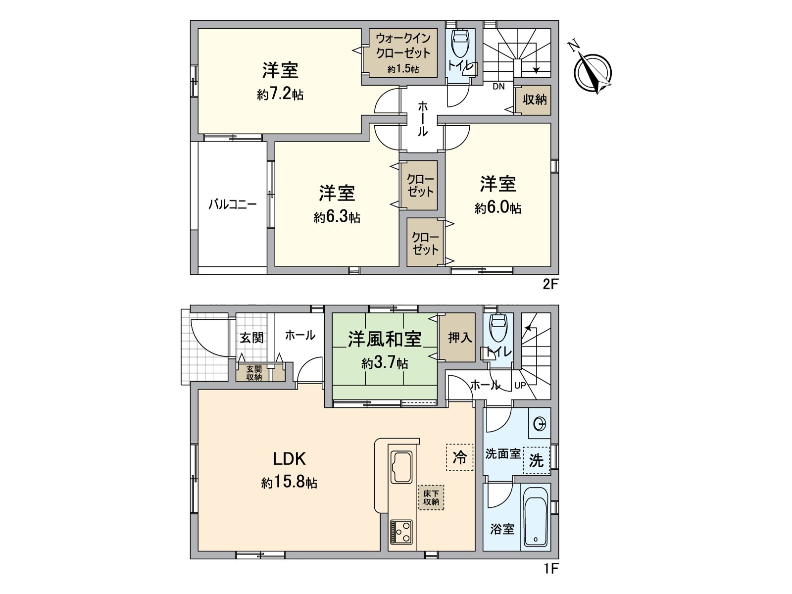 是表示全體房屋的版面設計的平面圖。對流跡線以及采光具有參考作用。