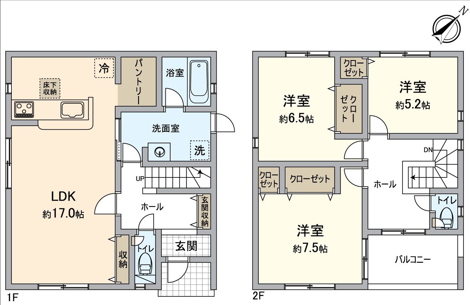 名鐵"富士松"車站步行10分鐘的新建透天房。可停車2台。開放式廚房以及浴室窗，全居室收納裝設，充實。居住地緊貼的再House禮貌地介紹刈谷市的魅力和居住環境。詳細是如感興趣,歡迎請隨時聯繫我們。