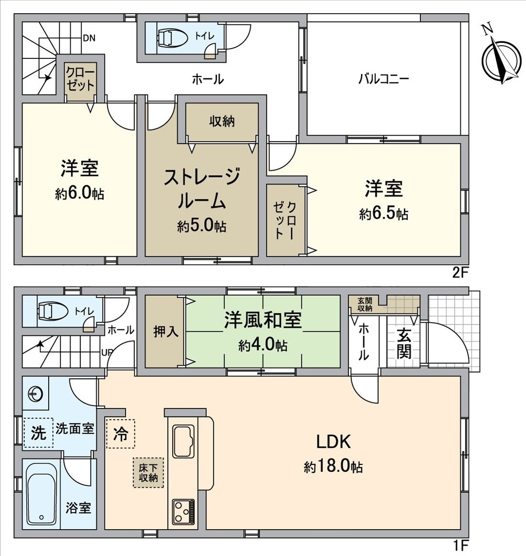 The Newly-Built Detached House of an 8-minute walk from Meitetsu Mikawa Line "Ogakie" station. Two parking is possible, 18 quires of LDK and island kitchen counter, storing full comfortable house including the storage room. Rehouse of the Address coherence informs you of charm and house environment of Kariya-shi carefully.