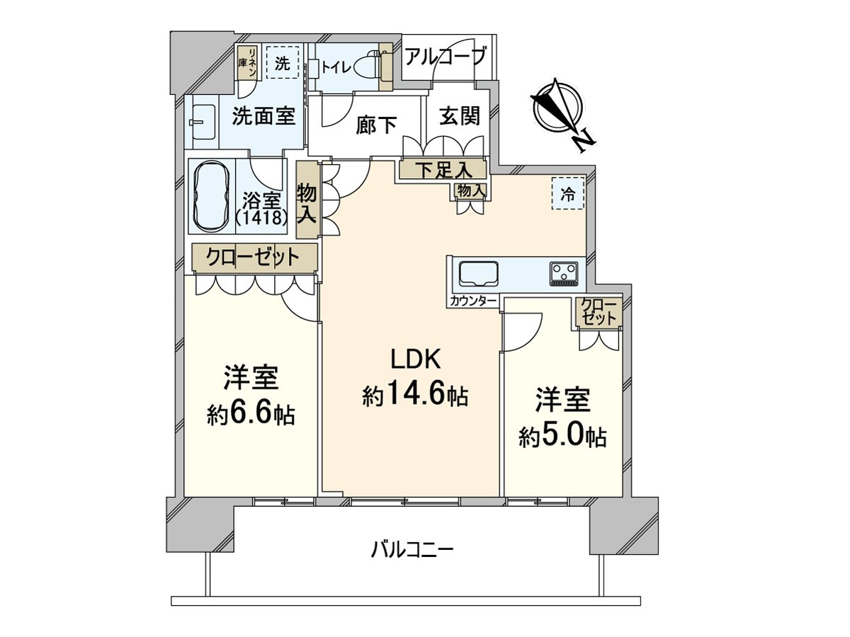 [floor plan] A housework line of flow is Plan easy to use thought about.