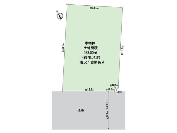 大津市仰木の里1丁目 区画図 大津市仰木の里1丁目 区画図