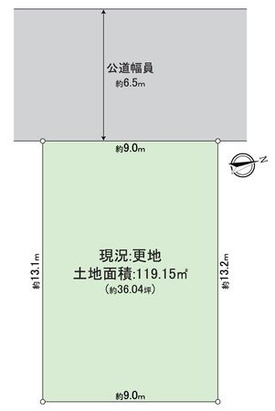 坂本三丁目4号地 区画図