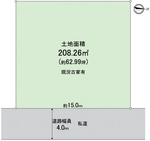 大津市桜野町1丁目 区画図 大津市桜野町1丁目 区画図