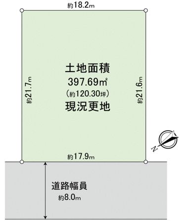 大津市比叡平1丁目 区画図