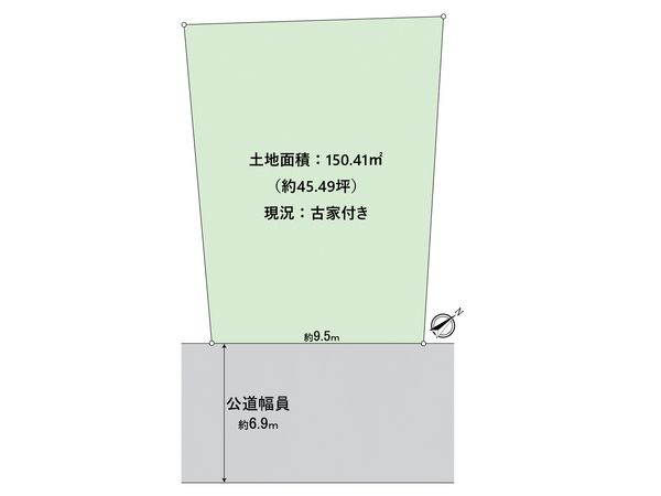 大津市真野2丁目 区画図 大津市真野2丁目 区画図