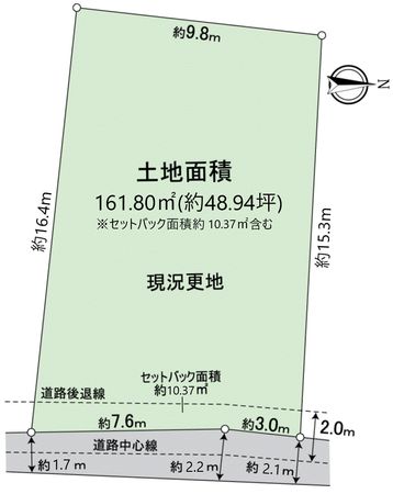 守山市吉身1丁目 区画図