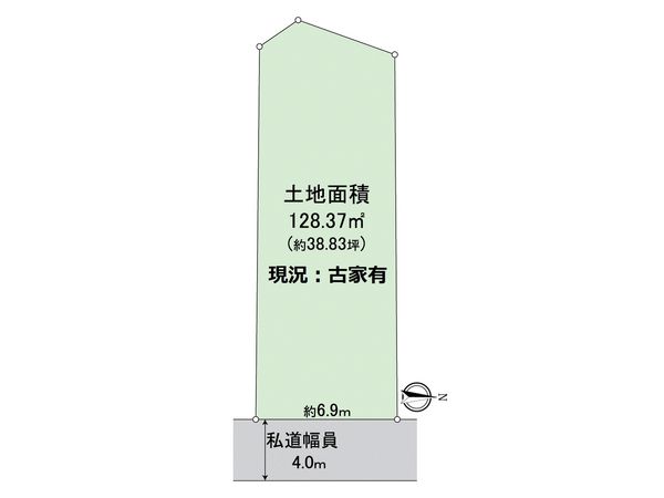 大津市大江3丁目 区画図 大津市大江3丁目 区画図