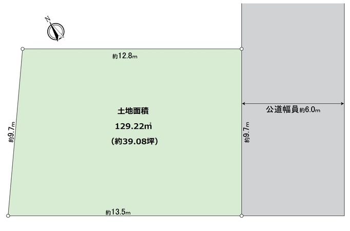 雄琴六丁目3号地 区画図 雄琴六丁目3号地 区画図