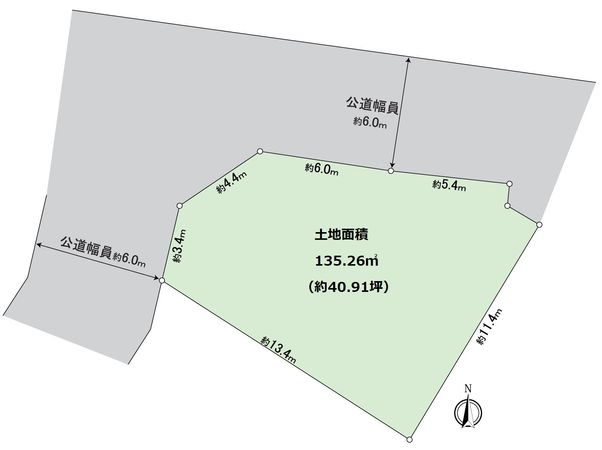雄琴六丁目4号地 区画図 雄琴六丁目4号地 区画図