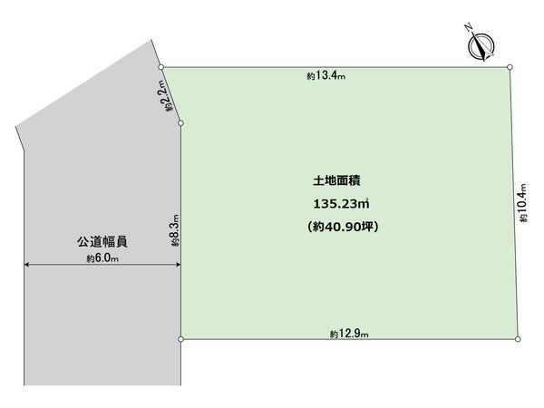 雄琴六丁目5号地 区画図 雄琴六丁目5号地 区画図