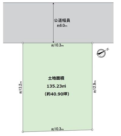 雄琴六丁目6号地 区画図 雄琴六丁目6号地 区画図