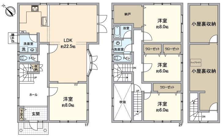 大津市月輪5丁目 間取図(平面図) 大津市月輪5丁目 間取図(平面図)