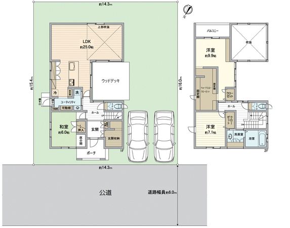 大津市松が丘1丁目 間取図(平面図) 大津市松が丘1丁目 間取図(平面図)
