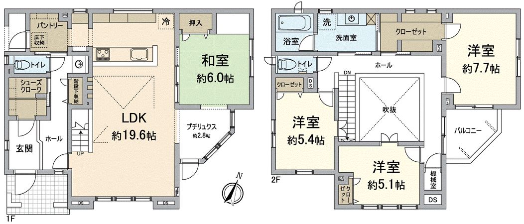 大津市松が丘7丁目 間取図(平面図) 大津市松が丘7丁目 間取図(平面図)