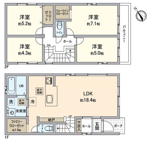 草津市上笠三丁目2号地 間取図(平面図) 草津市上笠三丁目2号地 間取図(平面図)